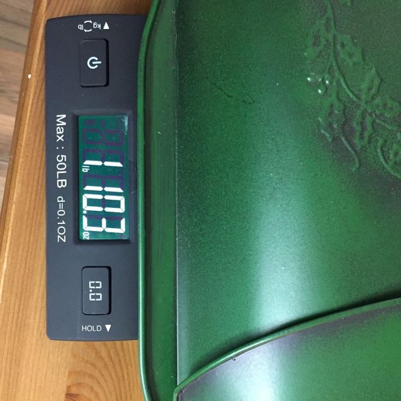 Christmas North Pole Post Green Mail Box Metal Tin - Picture 14 of 14